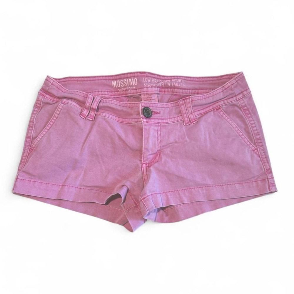 Y2K pink low rise short short mossimo supply co.